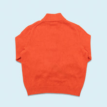 Lade das Bild in den Galerie-Viewer, Polo Ralph Lauren Quarter Zip Strickpullover, orange, L