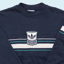 Lade das Bild in den Galerie-Viewer, Adidas Sweatshirt 80er/90er, blau, S/M