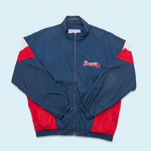 Lade das Bild in den Galerie-Viewer, Starter Trainingsjacke "Atlanta Braves" 90er, blau/rot, L/XL