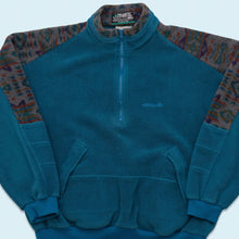 Lade das Bild in den Galerie-Viewer, Adidas x Polartec Quarter Zip Fleece 90er Made in Tunisia, blau, L breit