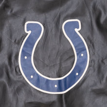 Lade das Bild in den Galerie-Viewer, NFL Jacke "Indianapolis Colts" Kunstleder, schwarz/blau, L/XL