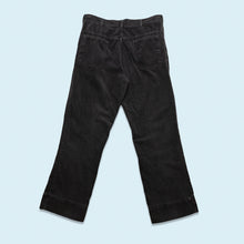 Lade das Bild in den Galerie-Viewer, Hose "cord" 90er, schwarz, 32/30