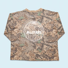 Lade das Bild in den Galerie-Viewer, Walls Longsleeve "mossy oak" 80er/90er single stitch, braun, L breit