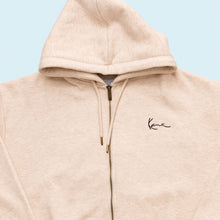Lade das Bild in den Galerie-Viewer, Karl Kani Zip Hoodie, beige, XL breit