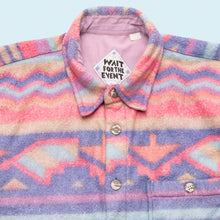 Lade das Bild in den Galerie-Viewer, Wait for the Event Fleece Hemd 90er, pink, L/XL