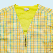 Lade das Bild in den Galerie-Viewer, Certosa Weste 90er, grün/gelb, XL
