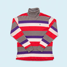 Lade das Bild in den Galerie-Viewer, Polo Ralph Lauren Rollkragen 90er Made in the USA, mehrfarbig, M/L