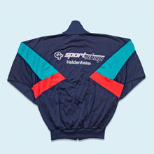 Lade das Bild in den Galerie-Viewer, Adidas Trainingsjacke "Heidenheim" 80er/90er, blau, M/L