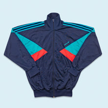 Lade das Bild in den Galerie-Viewer, Adidas Trainingsjacke "Heidenheim" 80er/90er, blau, M/L