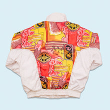 Lade das Bild in den Galerie-Viewer, Rodeo Trainingsjacke 90er, weiß/rot, M/L