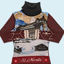 Lade das Bild in den Galerie-Viewer, S. Oliver Longsleeve dünn "st. Moritz" 00er, mehrfarbig, S/M Damen