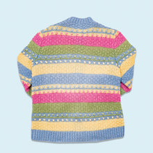 Lade das Bild in den Galerie-Viewer, Handmade Strickjacke, mehrfarbig, M/L Damen