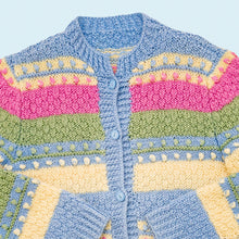 Lade das Bild in den Galerie-Viewer, Handmade Strickjacke, mehrfarbig, M/L Damen