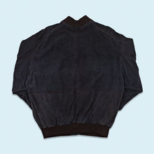Lade das Bild in den Galerie-Viewer, Jacke "Ziegenvelours" 80er/90er, blau, L