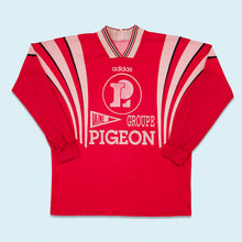 Lade das Bild in den Galerie-Viewer, Adidas Trikot langarm "U.S. Avranches" 90er, rot, XL