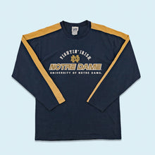 Lade das Bild in den Galerie-Viewer, Lee Sport Longsleeve "Notre Dame" 90er/00er Made in Mexico, blau, M