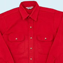 Lade das Bild in den Galerie-Viewer, Five Brother Hemd dick 80er Made in the USA, rot, M/L