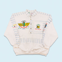 Lade das Bild in den Galerie-Viewer, New Chewan Sweatshirt 90er, weiß, L breit