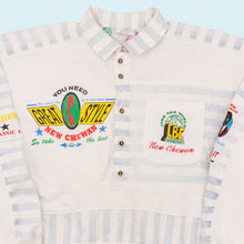 Lade das Bild in den Galerie-Viewer, New Chewan Sweatshirt 90er, weiß, L breit