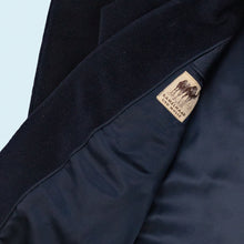 Lade das Bild in den Galerie-Viewer, Pefri Modell Mantel "Spezialanfertigung aus Kamelhaar und Wolle" 50er/60er, blau, L