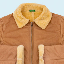 Lade das Bild in den Galerie-Viewer, United Colors of Benetton Jacke "fake fur", braun, M Damen