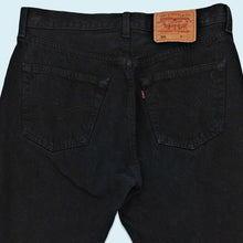 Lade das Bild in den Galerie-Viewer, Levi's Hose "501" 1996 Made in the USA, schwarz, 30/30