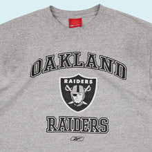 Lade das Bild in den Galerie-Viewer, Reebok T-Shirt "Oakland Raiders" 00er, grau, XL