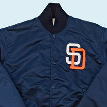 Lade das Bild in den Galerie-Viewer, Starter Jacke "San Diego Padres" 80er/90er Made in the USA, blau, L