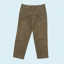 Lade das Bild in den Galerie-Viewer, Frankonia Jagd Hose "cord" 90er, grün/grau, 36/32