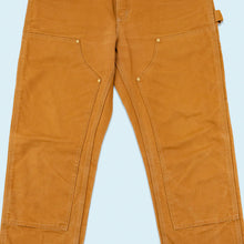 Lade das Bild in den Galerie-Viewer, Carhartt Hose "double knee canvas" 2005 Made in the USA, braun, 32/28