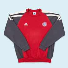 Lade das Bild in den Galerie-Viewer, Adidas Sweatshirt "FC Bayern München" 2001, rot/grau, L/XL