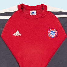 Lade das Bild in den Galerie-Viewer, Adidas Sweatshirt "FC Bayern München" 2001, rot/grau, L/XL