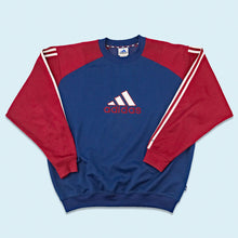 Lade das Bild in den Galerie-Viewer, Adidas Sweatshirt 1999, blau/rot, XL/XXL