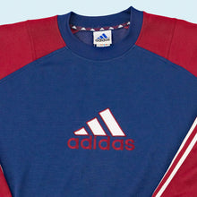 Lade das Bild in den Galerie-Viewer, Adidas Sweatshirt 1999, blau/rot, XL/XXL