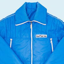Lade das Bild in den Galerie-Viewer, La Font Ski Jacke 1973 Made in Italy, blau, L Damen