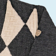 Lade das Bild in den Galerie-Viewer, Carlo Colucci Cardigan Made in Germany 90er, grau/beige, XL