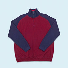 Lade das Bild in den Galerie-Viewer, Quarter Zip "Vintage Allstars" 90er/00er, rot/blau, L/XL