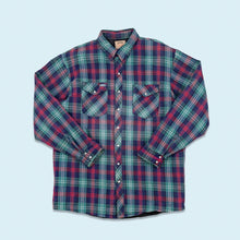 Lade das Bild in den Galerie-Viewer, Hammill Hemd gefüttert 00er Made in Canada, blau/rot, XL tall