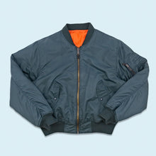 Lade das Bild in den Galerie-Viewer, Mil-Tec Bomberjacke, blau, L