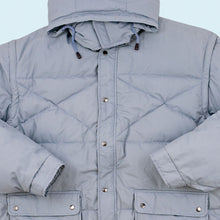 Lade das Bild in den Galerie-Viewer, Daunenjacke/Weste "Entendaunen" 90er/00er, grau, L/XL