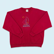 Lade das Bild in den Galerie-Viewer, Hanes Sweatshirt "Newport" 00er Made in Mexico, rot, XL