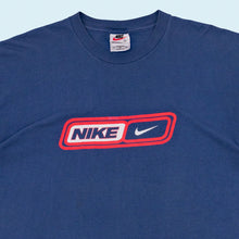 Lade das Bild in den Galerie-Viewer, Nike T-Shirt 90er Made in Mexico, blau, XL