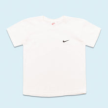 Lade das Bild in den Galerie-Viewer, Nike T-Shirt "Swoosh" 90er Made in the USA, weiß, S/M