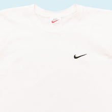 Lade das Bild in den Galerie-Viewer, Nike T-Shirt "Swoosh" 90er Made in the USA, weiß, S/M