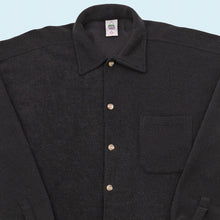 Lade das Bild in den Galerie-Viewer, New Fast Hemd dick "Fleece" 90er, schwarz, L/XL