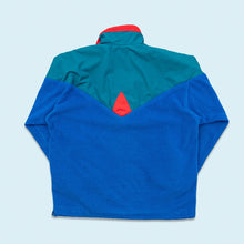 Lade das Bild in den Galerie-Viewer, Quarter Zip "Fleece mit Riri Zipper" 90er, blau, M/L breit