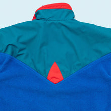 Lade das Bild in den Galerie-Viewer, Quarter Zip "Fleece mit Riri Zipper" 90er, blau, M/L breit