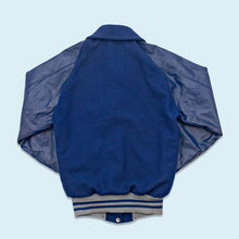 Lade das Bild in den Galerie-Viewer, College Jacke "Baytown-Sterling Band" 80er, blau, XS/S
