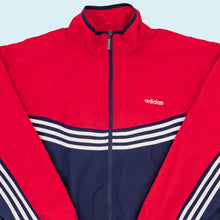 Lade das Bild in den Galerie-Viewer, Adidas Trainingsjacke 90er, rot/blau, M/L breit