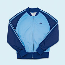 Lade das Bild in den Galerie-Viewer, Adidas Trainingsjacke 70er, blau, S